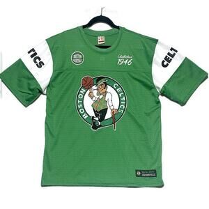 Boston Celtics Fan Jersey Men's Large Green Short Sleeve by Ultra Game NEW